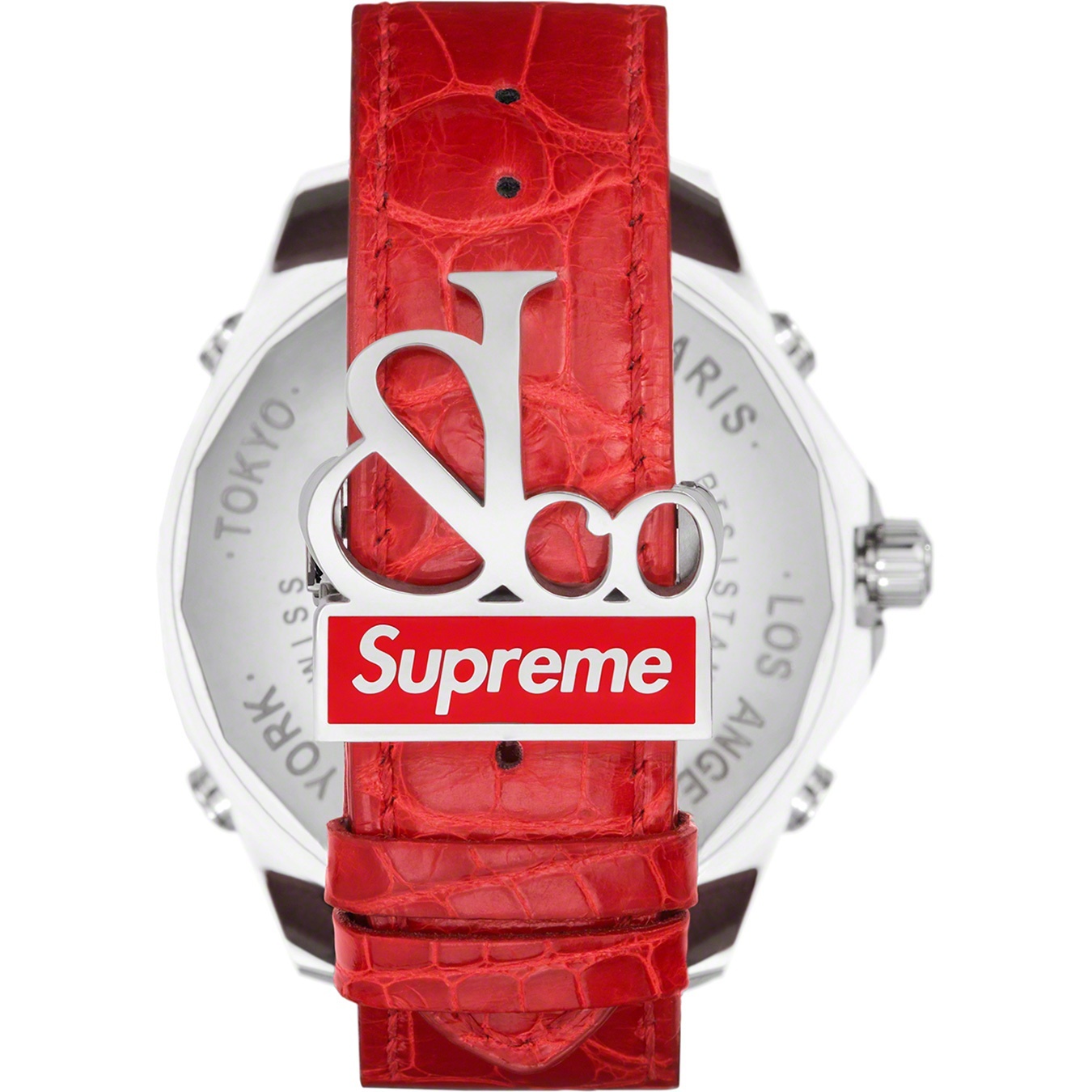 Supreme®/Jacob & Co Time Zone 40mm Watch view 7